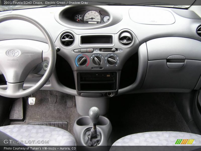 Electric Green / Shadow Gray 2001 Toyota ECHO Coupe