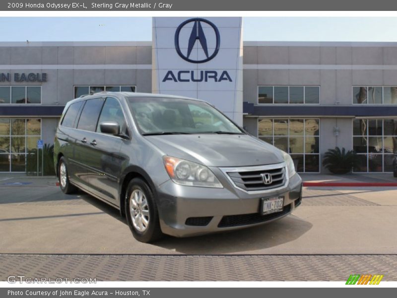 Sterling Gray Metallic / Gray 2009 Honda Odyssey EX-L