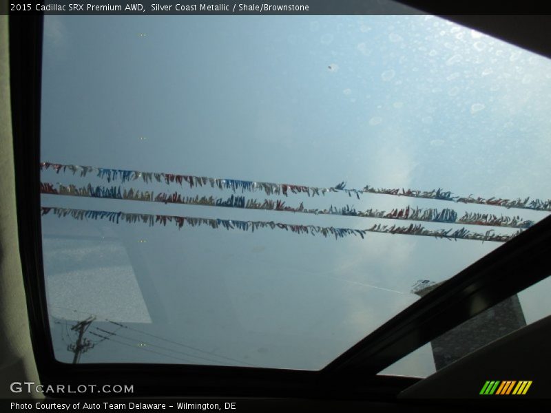 Silver Coast Metallic / Shale/Brownstone 2015 Cadillac SRX Premium AWD