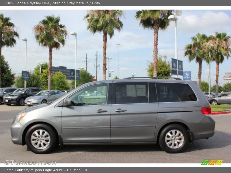 Sterling Gray Metallic / Gray 2009 Honda Odyssey EX-L