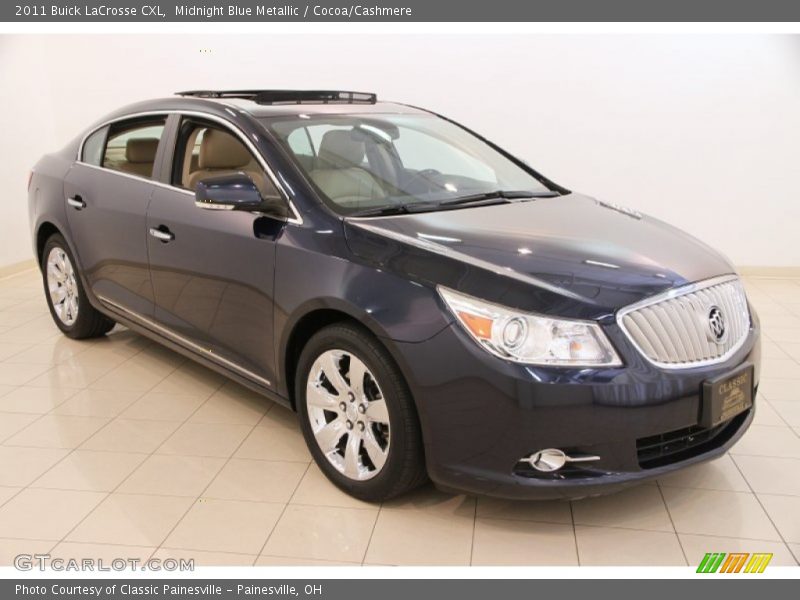 Midnight Blue Metallic / Cocoa/Cashmere 2011 Buick LaCrosse CXL