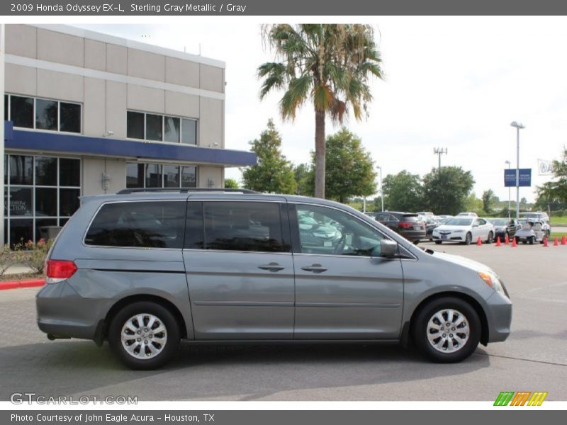 Sterling Gray Metallic / Gray 2009 Honda Odyssey EX-L