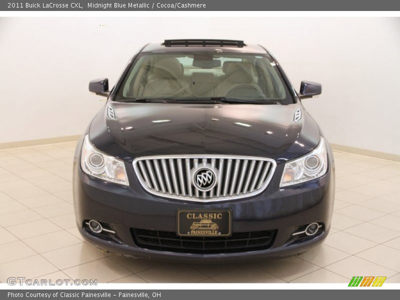 Midnight Blue Metallic / Cocoa/Cashmere 2011 Buick LaCrosse CXL