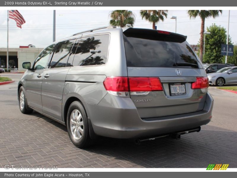 Sterling Gray Metallic / Gray 2009 Honda Odyssey EX-L
