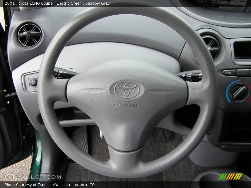 Electric Green / Shadow Gray 2001 Toyota ECHO Coupe