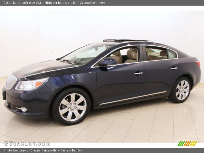 Midnight Blue Metallic / Cocoa/Cashmere 2011 Buick LaCrosse CXL