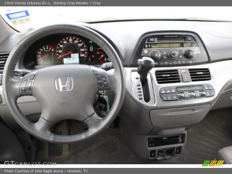 Sterling Gray Metallic / Gray 2009 Honda Odyssey EX-L