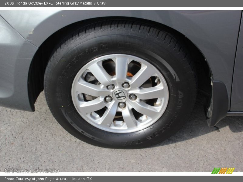 Sterling Gray Metallic / Gray 2009 Honda Odyssey EX-L