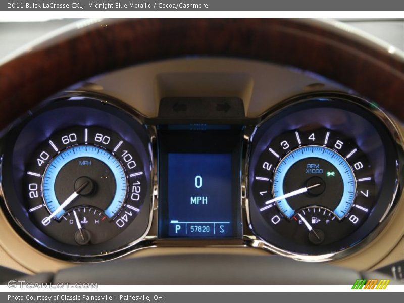 Midnight Blue Metallic / Cocoa/Cashmere 2011 Buick LaCrosse CXL