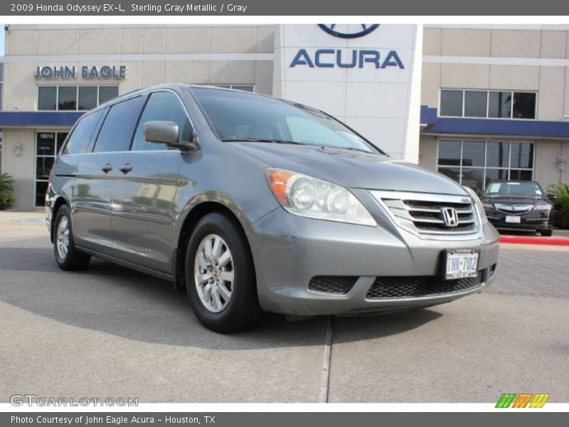 Sterling Gray Metallic / Gray 2009 Honda Odyssey EX-L