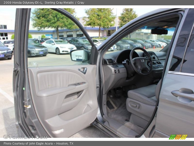 Sterling Gray Metallic / Gray 2009 Honda Odyssey EX-L