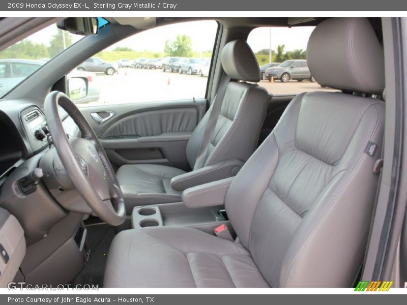 Sterling Gray Metallic / Gray 2009 Honda Odyssey EX-L