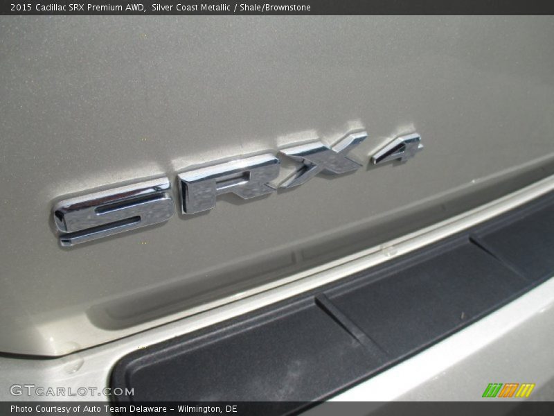 Silver Coast Metallic / Shale/Brownstone 2015 Cadillac SRX Premium AWD