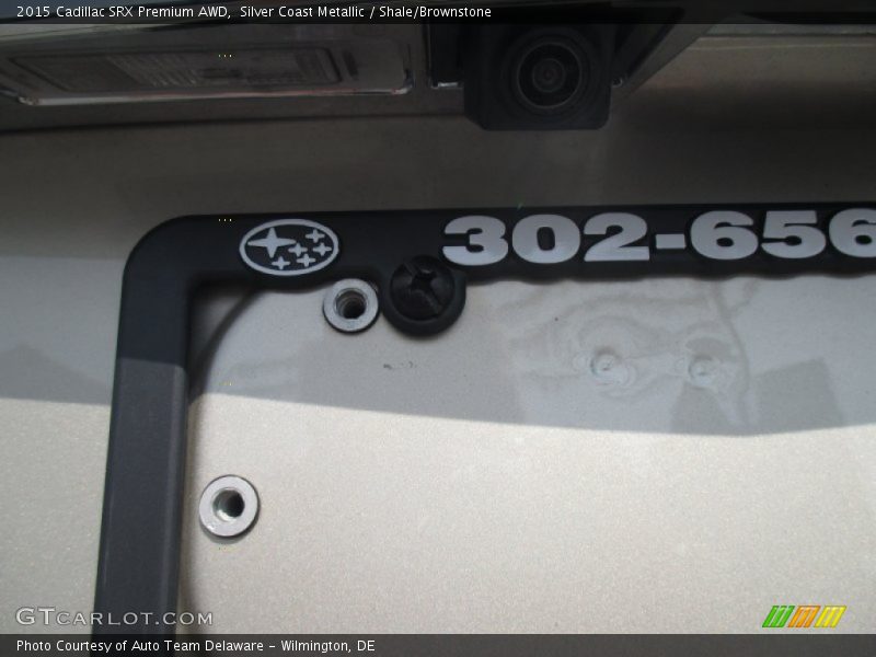 Silver Coast Metallic / Shale/Brownstone 2015 Cadillac SRX Premium AWD