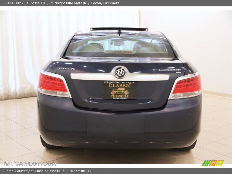 Midnight Blue Metallic / Cocoa/Cashmere 2011 Buick LaCrosse CXL