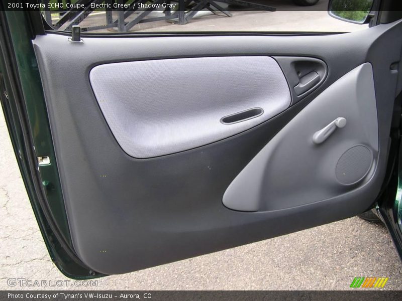 Electric Green / Shadow Gray 2001 Toyota ECHO Coupe