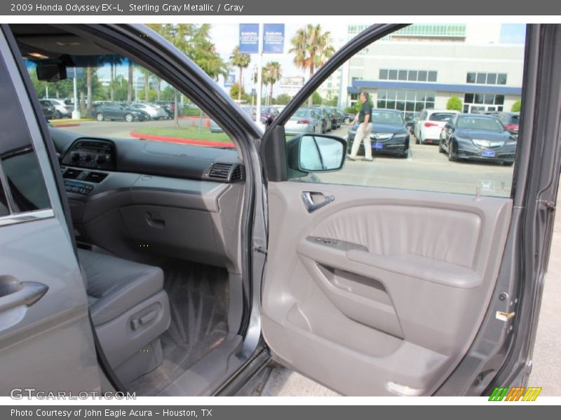 Sterling Gray Metallic / Gray 2009 Honda Odyssey EX-L