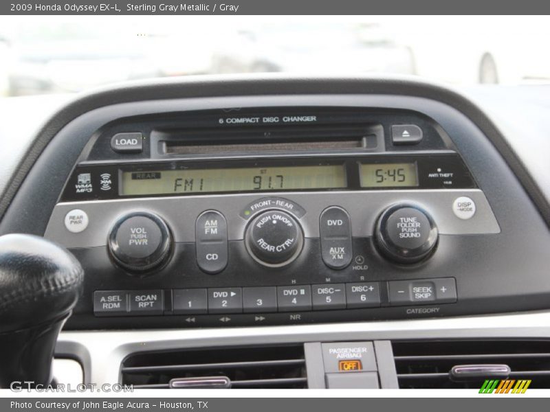 Sterling Gray Metallic / Gray 2009 Honda Odyssey EX-L