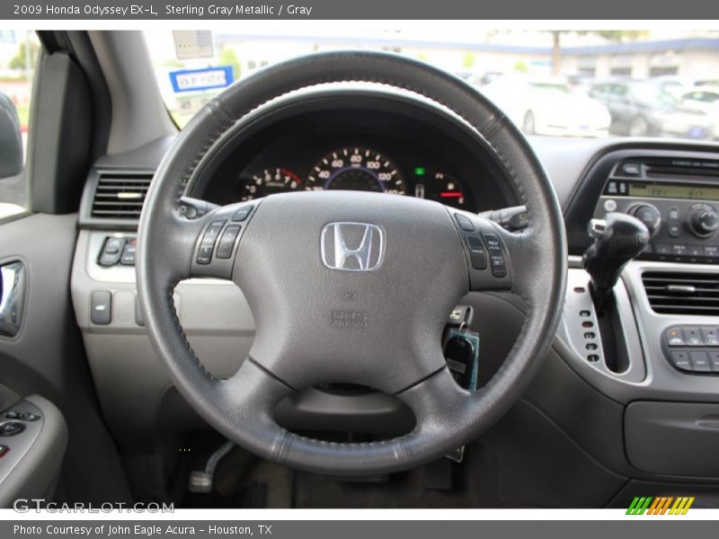 Sterling Gray Metallic / Gray 2009 Honda Odyssey EX-L