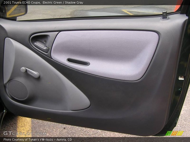 Electric Green / Shadow Gray 2001 Toyota ECHO Coupe
