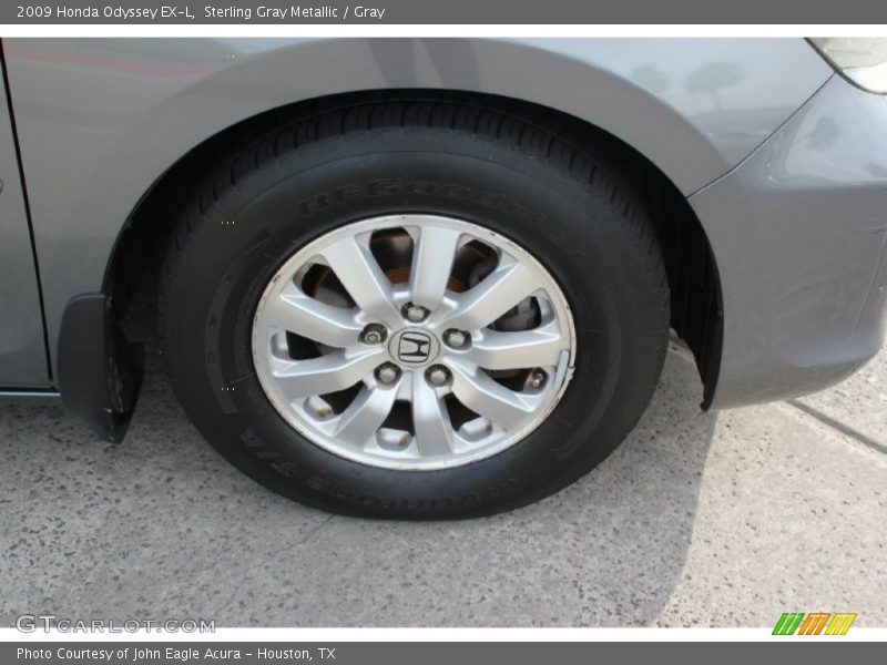 Sterling Gray Metallic / Gray 2009 Honda Odyssey EX-L