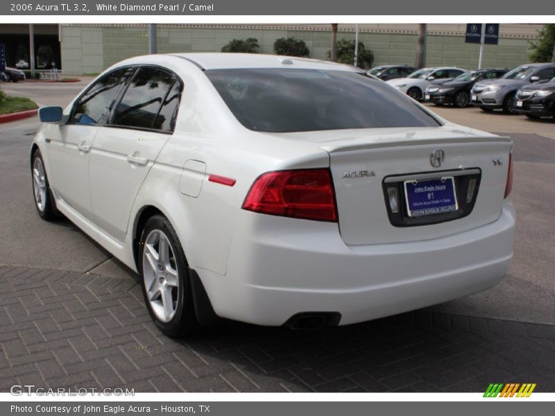White Diamond Pearl / Camel 2006 Acura TL 3.2