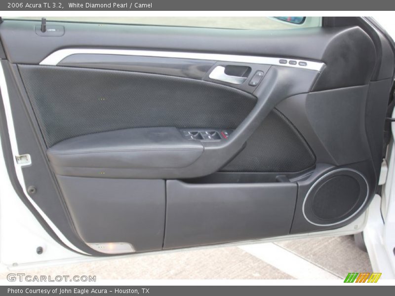 White Diamond Pearl / Camel 2006 Acura TL 3.2