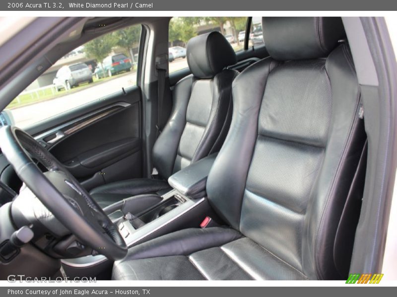 White Diamond Pearl / Camel 2006 Acura TL 3.2