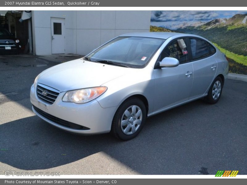 Quicksilver / Gray 2007 Hyundai Elantra GLS Sedan