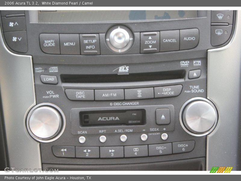 White Diamond Pearl / Camel 2006 Acura TL 3.2