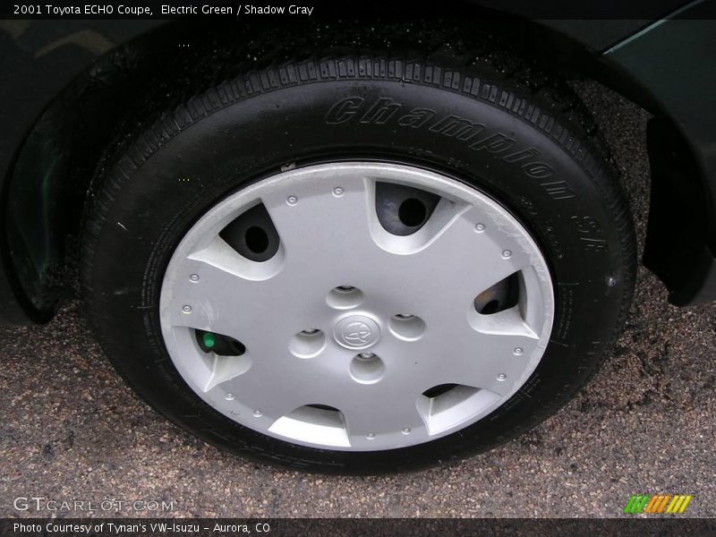 Electric Green / Shadow Gray 2001 Toyota ECHO Coupe