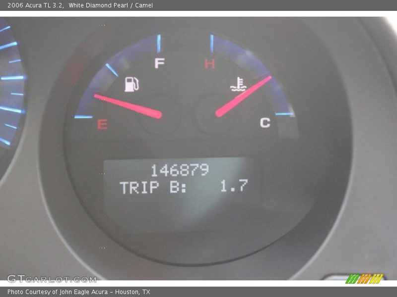 White Diamond Pearl / Camel 2006 Acura TL 3.2