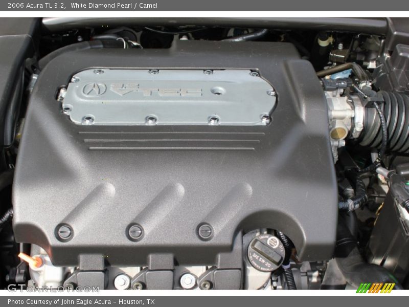 White Diamond Pearl / Camel 2006 Acura TL 3.2