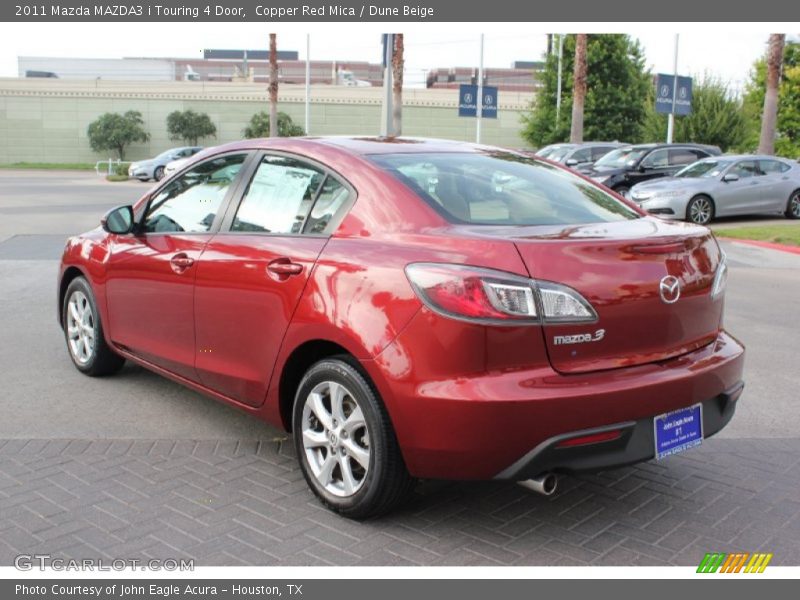Copper Red Mica / Dune Beige 2011 Mazda MAZDA3 i Touring 4 Door