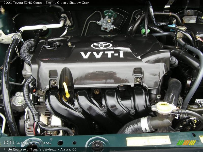 Electric Green / Shadow Gray 2001 Toyota ECHO Coupe