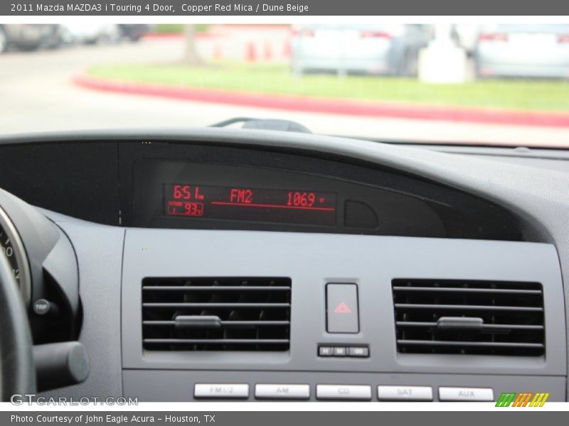 Copper Red Mica / Dune Beige 2011 Mazda MAZDA3 i Touring 4 Door