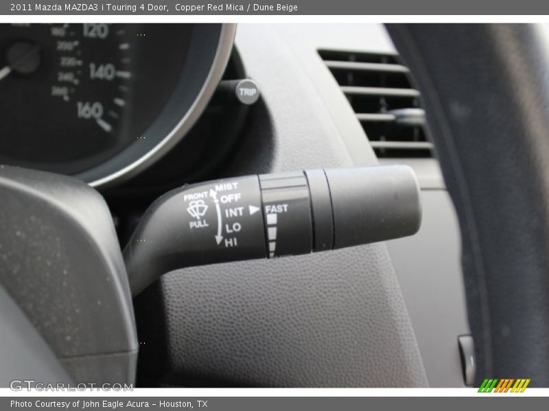 Copper Red Mica / Dune Beige 2011 Mazda MAZDA3 i Touring 4 Door