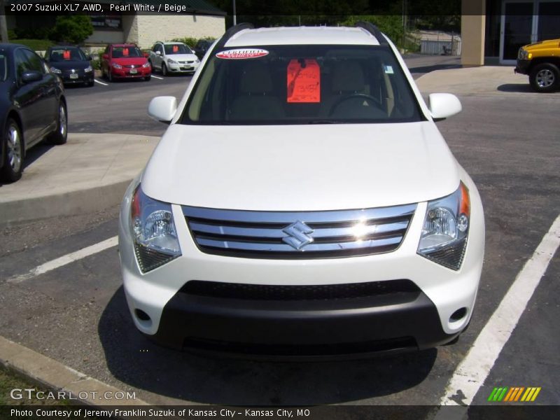 Pearl White / Beige 2007 Suzuki XL7 AWD