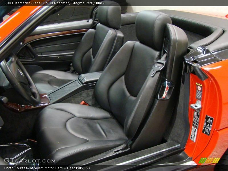 Magma Red / Black 2001 Mercedes-Benz SL 500 Roadster