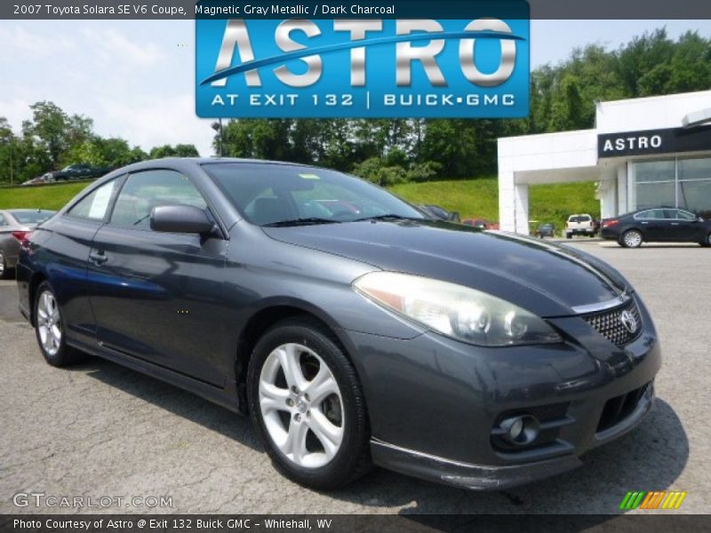 Magnetic Gray Metallic / Dark Charcoal 2007 Toyota Solara SE V6 Coupe