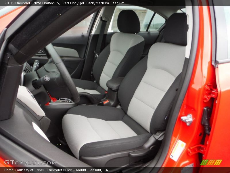 Red Hot / Jet Black/Medium Titanium 2016 Chevrolet Cruze Limited LS