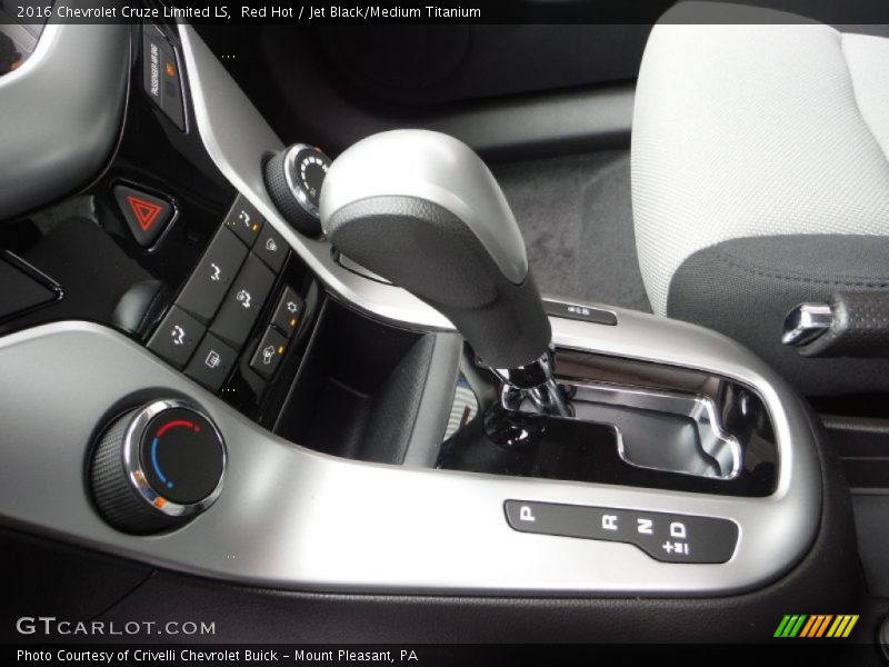 Red Hot / Jet Black/Medium Titanium 2016 Chevrolet Cruze Limited LS