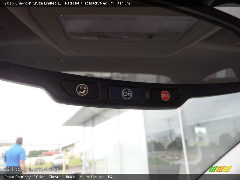 Red Hot / Jet Black/Medium Titanium 2016 Chevrolet Cruze Limited LS