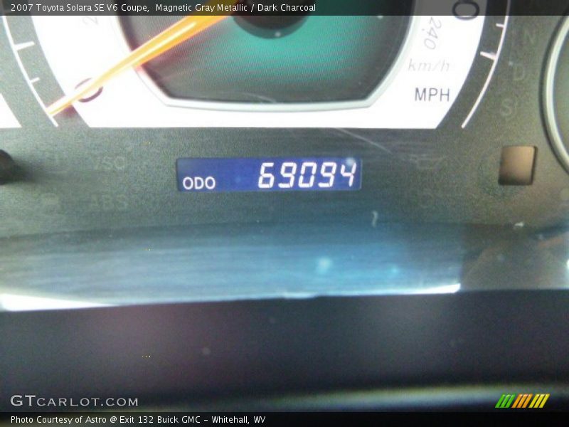 Magnetic Gray Metallic / Dark Charcoal 2007 Toyota Solara SE V6 Coupe