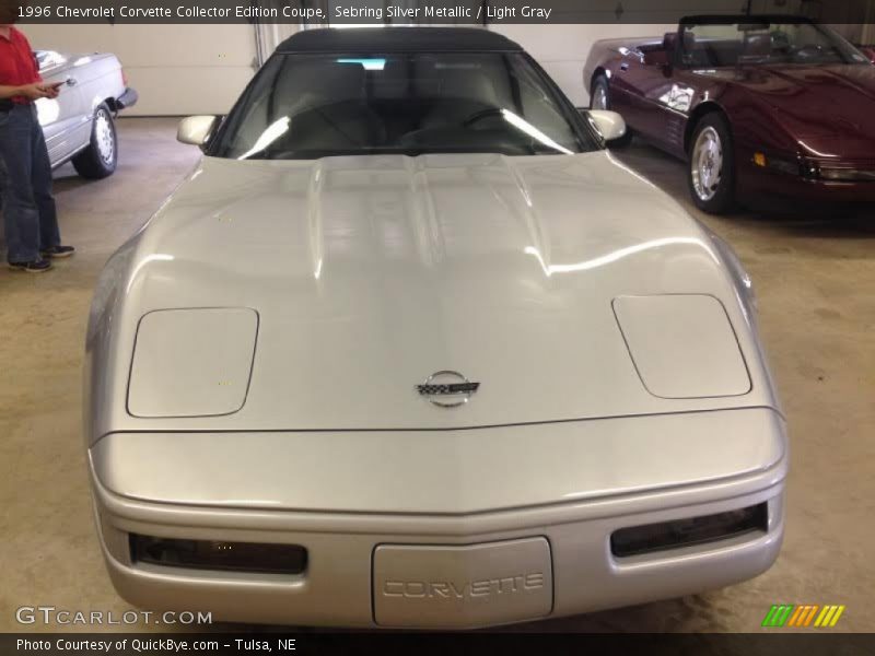Sebring Silver Metallic / Light Gray 1996 Chevrolet Corvette Collector Edition Coupe