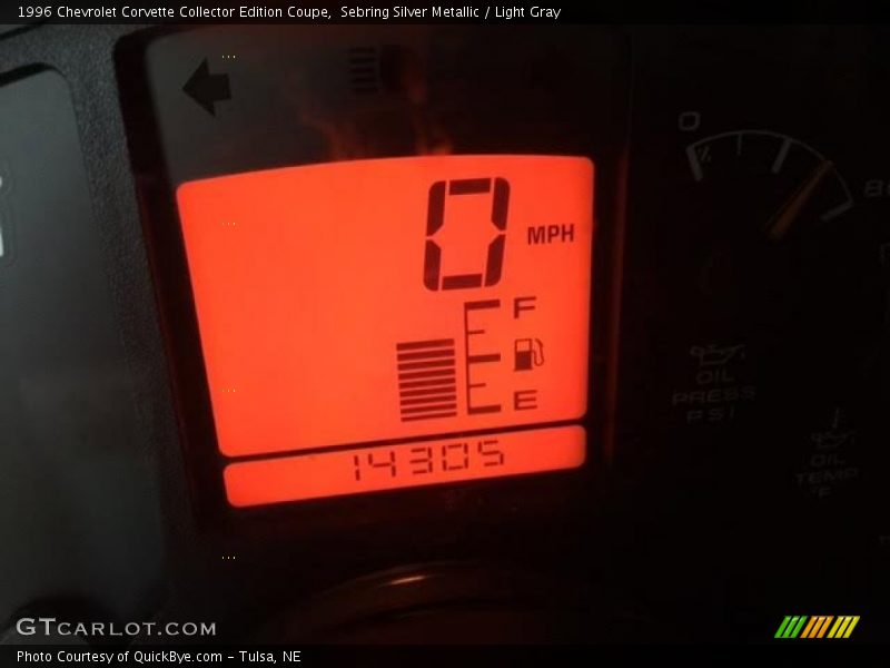 Sebring Silver Metallic / Light Gray 1996 Chevrolet Corvette Collector Edition Coupe