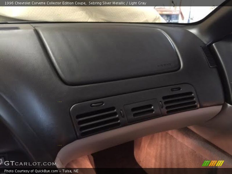 Sebring Silver Metallic / Light Gray 1996 Chevrolet Corvette Collector Edition Coupe