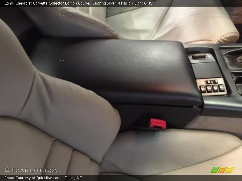 Sebring Silver Metallic / Light Gray 1996 Chevrolet Corvette Collector Edition Coupe