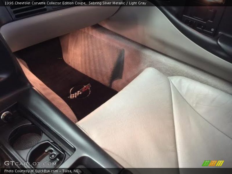Sebring Silver Metallic / Light Gray 1996 Chevrolet Corvette Collector Edition Coupe