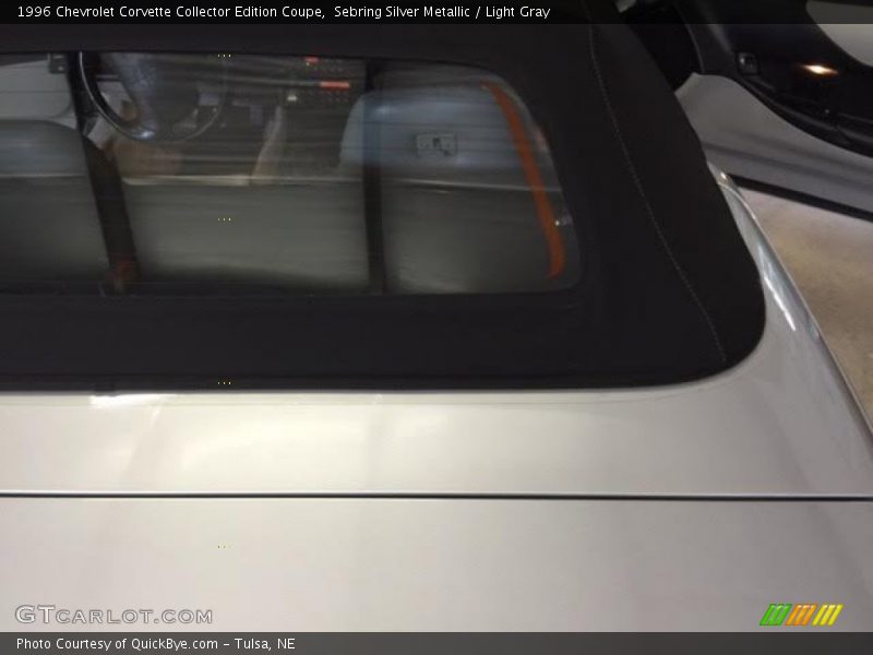 Sebring Silver Metallic / Light Gray 1996 Chevrolet Corvette Collector Edition Coupe